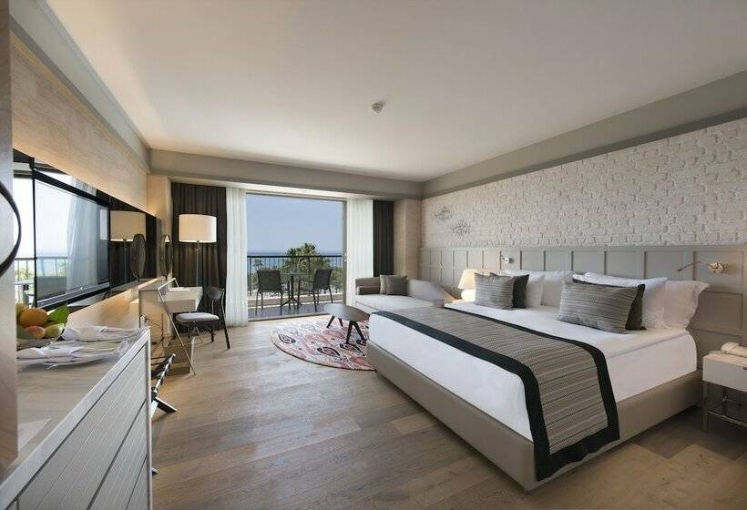 غرفة ديلوكس مطلّة علي البحر, Acanthus Cennet Barut Collection   Ultra All Inclusive