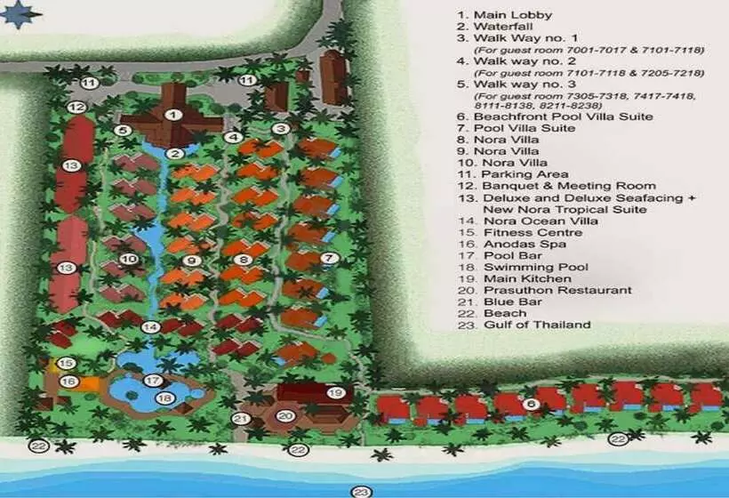 オーシャンビューの１ベッドルームビラ, Nora Beach Resort & Spa   Sha Extra Plus