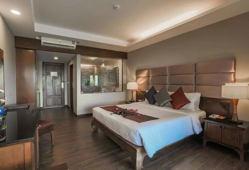 片側に海が見えるデラックスルーム, Nora Beach Resort & Spa   Sha Extra Plus