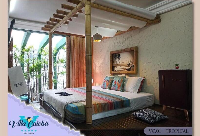 스탠다드 스튜디오 정원 전망, Pousada Villa Caiobá