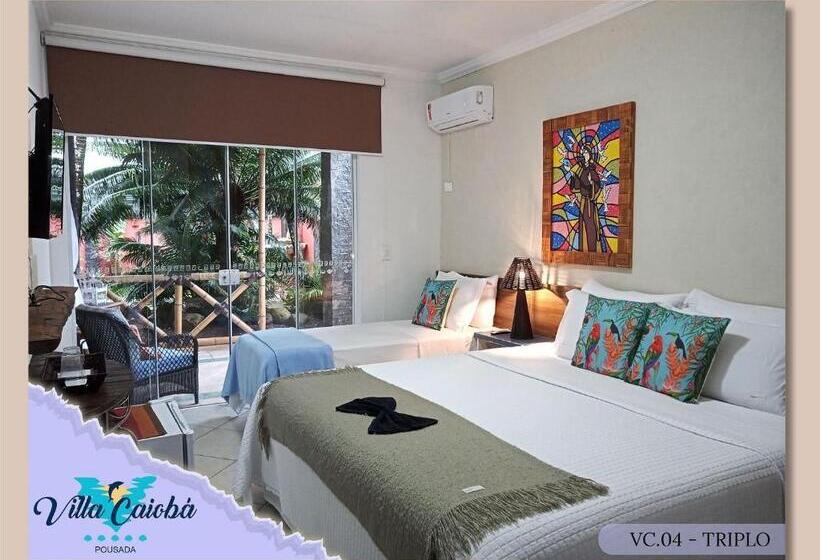 스탠다드 트리플 룸, Pousada Villa Caiobá