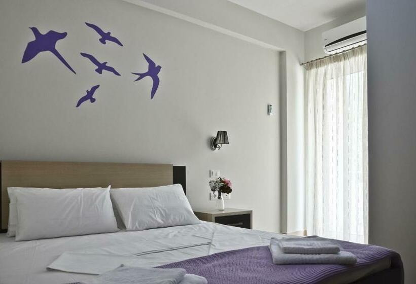 اتاق استاندارد با چشم‌انداز کوهستان, Perivolos Apartments