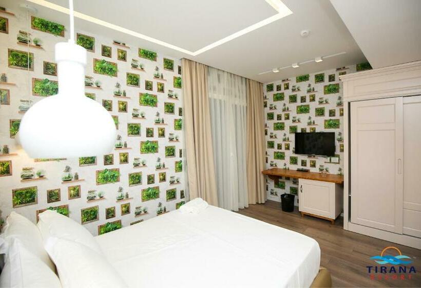 חדר סטנדרט עם מרפסת, Tirana Resort Radhime