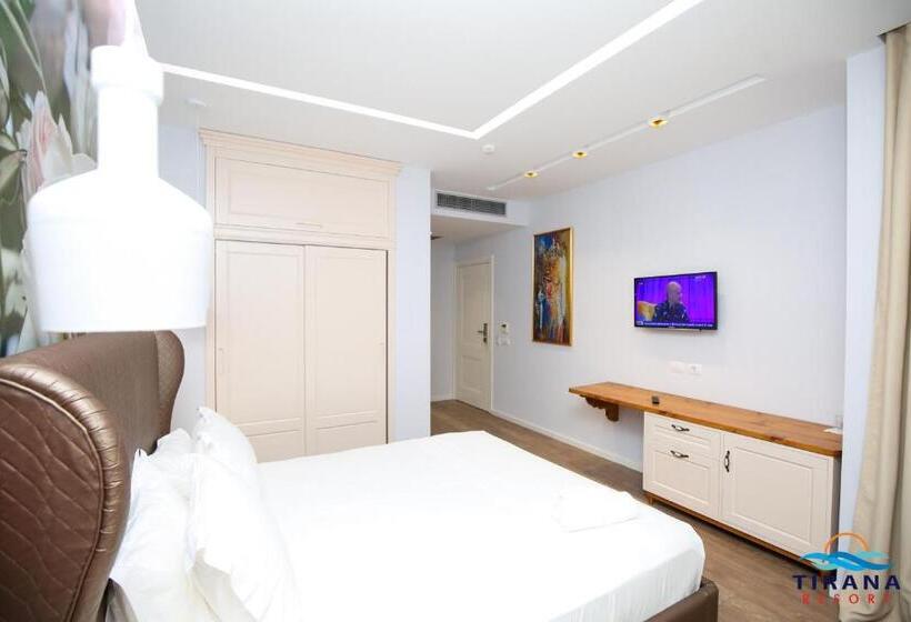 חדר סטנדרט עם מרפסת, Tirana Resort Radhime