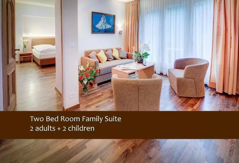 سوئیت خانوادگی دوخوابه با تراس, Alpen Resort & Spa