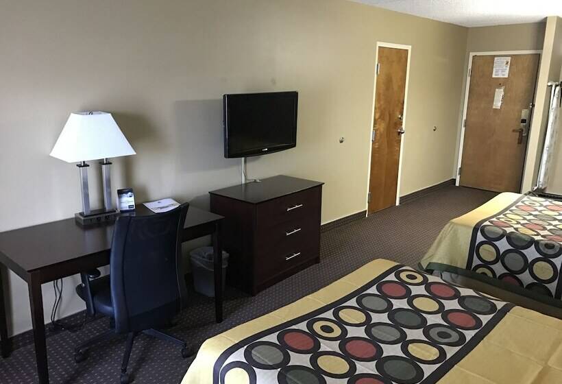 غرفه قياسيه سريرين مزدوجين, Super 8 By Wyndham Miamisburg Dayton S Area Oh