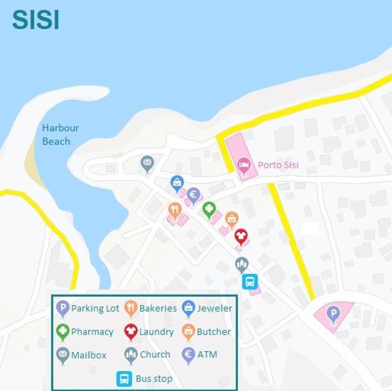 آپارتمان 1 خوابه با چشم‌انداز دریا, Porto Sisi Hotel Apartments