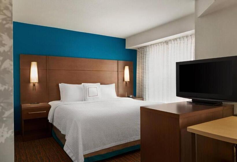 带大床的标准工作室, Residence Inn Phoenix Chandler/fashion Center