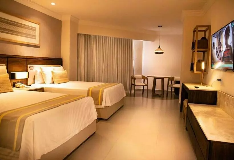 اتاق اساندارد با چشم‌انداز جانبی به دریا, Royal Solaris Los Cabos  All Inclusive