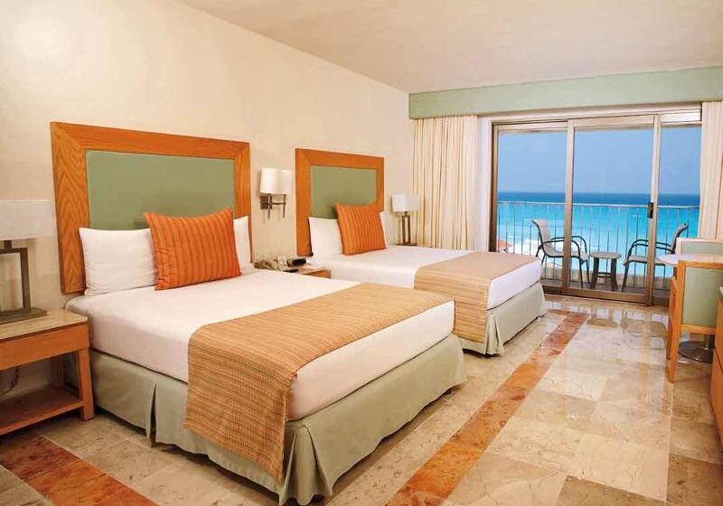 オーシャンビューのプレミアムルーム。, Grand Park Royal Cancun - All Inclusive