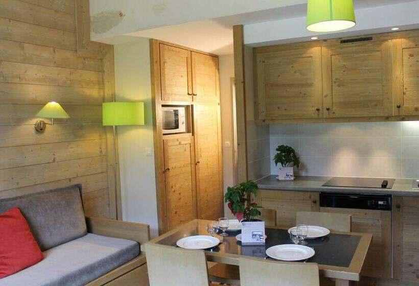 آپارتمان 1 خوابه, Résidence Christiana 408 Clés Blanches Courchevel