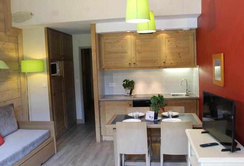 آپارتمان 1 خوابه, Résidence Christiana 408 Clés Blanches Courchevel