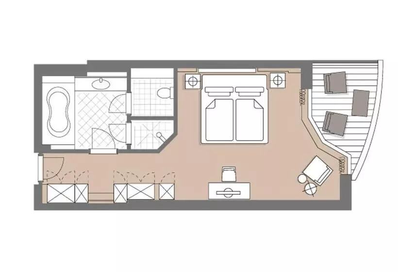 シングルデラックスルーム, Althoff Seehotel überfahrt