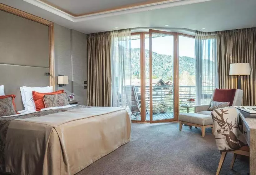 景色の見えるデラックスルーム, Althoff Seehotel überfahrt