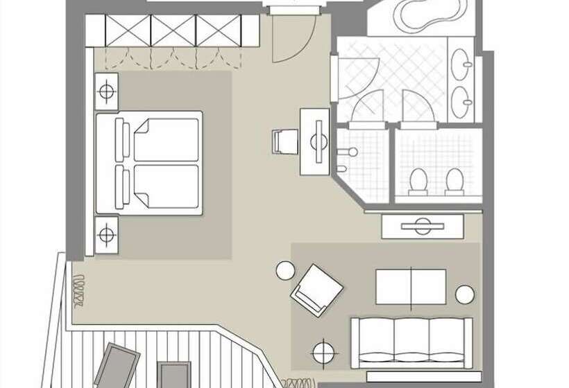 סוויטת ג'וניור נוף לאגם, Althoff Seehotel überfahrt