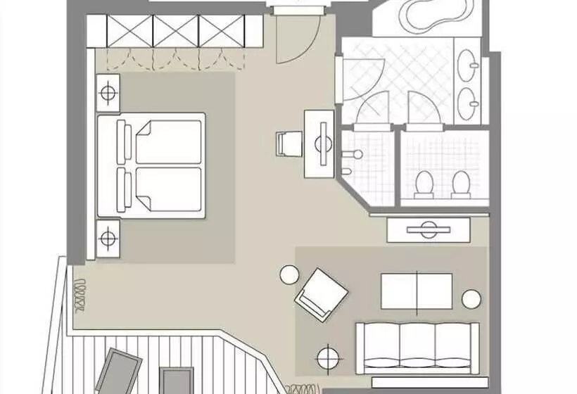 湖の見えるジュニアスイート, Althoff Seehotel überfahrt