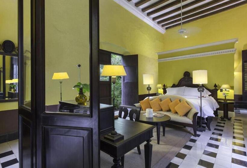 带大床的套房, Hacienda Uayamon