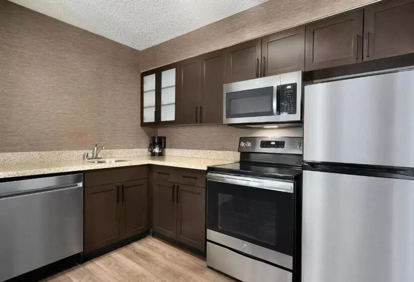 キングサイドベッドのスタンダードワンルーム, Residence Inn El Paso