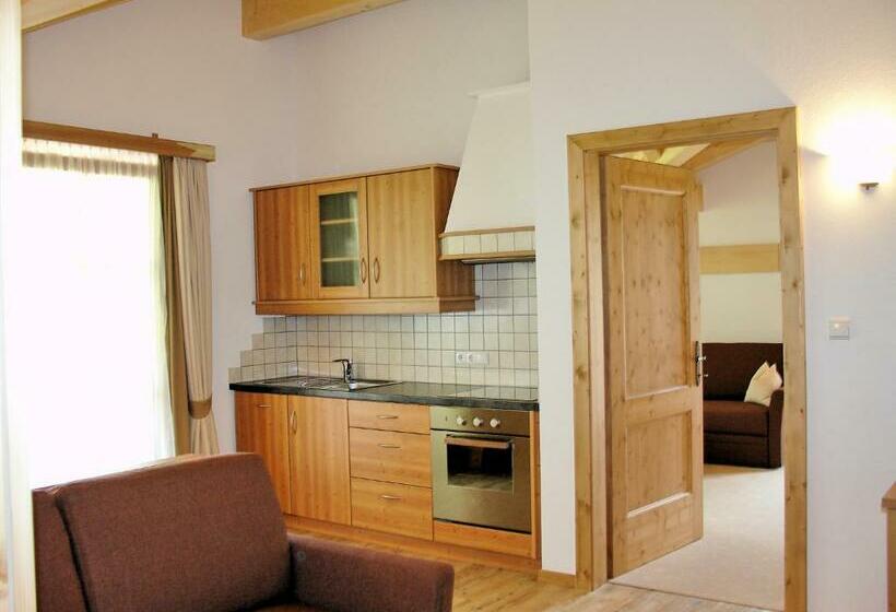 带1个卧室的带阳台的公寓, Gsieserhof