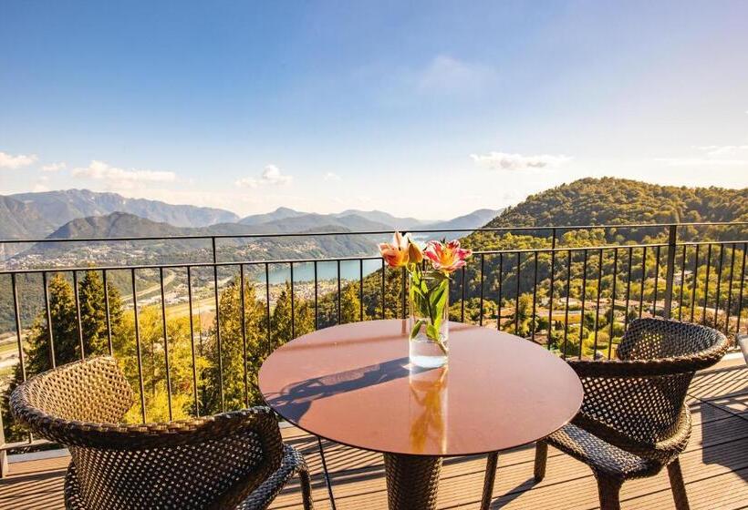 标准间带湖景, Kurhaus Cademario