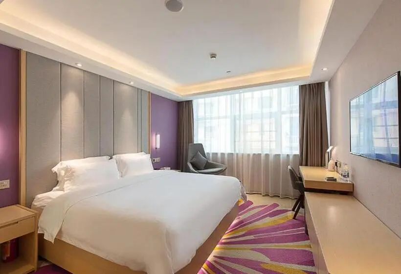 キングサイズベッドのデラックスルーム, Lavande Hotels·guangzhou Beijing Road Pedestrian Street Haizhu Square Metro Station