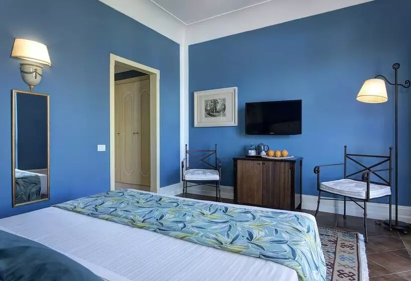 Deluxe-huone Merinäkymä Parveke, Baglio Oneto Dei Principi Di San Lorenzo  Luxury Wine Resort