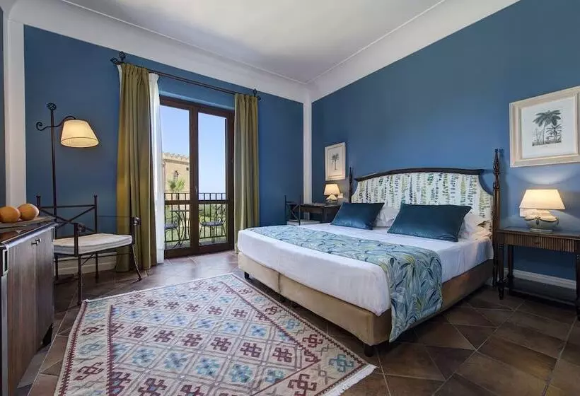 Deluxe-huone Merinäkymä Parveke, Baglio Oneto Dei Principi Di San Lorenzo  Luxury Wine Resort