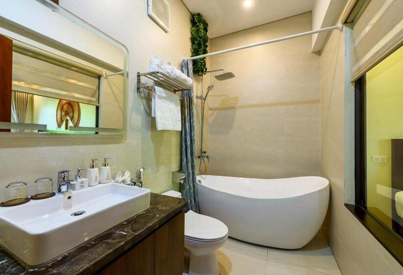 اتاق لوکس با چشم‌انداز باغ, Memorina Ninh Binh Resort