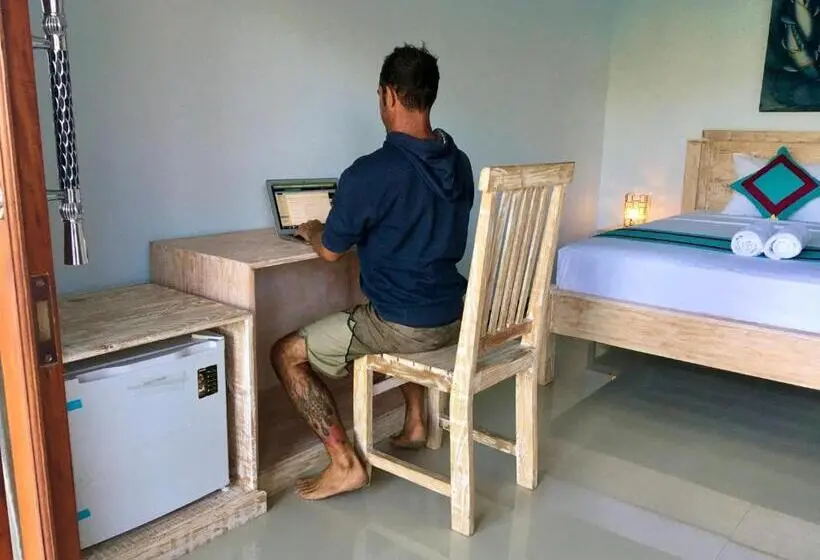 キングサイズベッドのスタンダードルーム, Agung Inn Amed