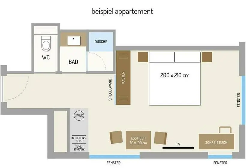 آپارتمان 1 خوابه, Best Western Hotel Spinnerei Linz