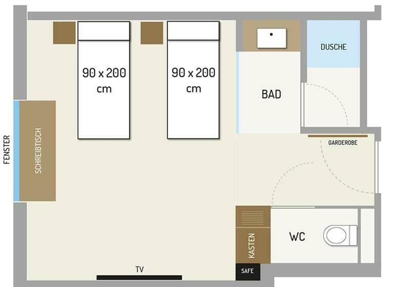 غرفة قياسية, Best Western Hotel Spinnerei Linz