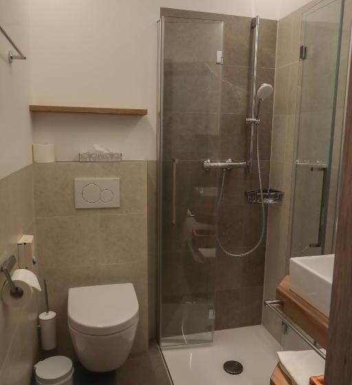 발코니 스탠다드 싱글 룸, Pension Strobl