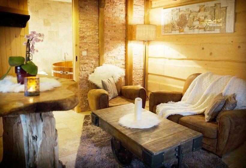 ハイドロマッサージバス付きスイート, Domaine Du Haut Jardin Hôtel & Chalets Spa Privé