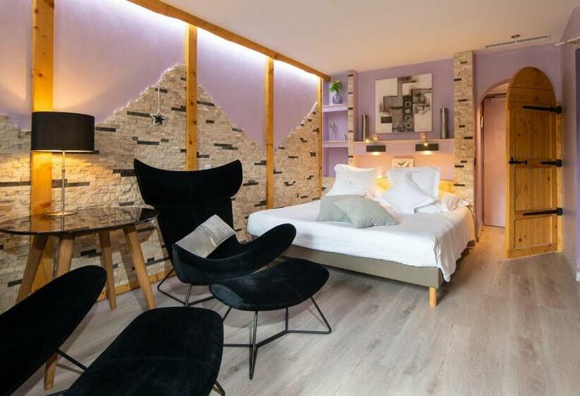 デラックスルーム, Domaine Du Haut Jardin Hôtel & Chalets Spa Privé