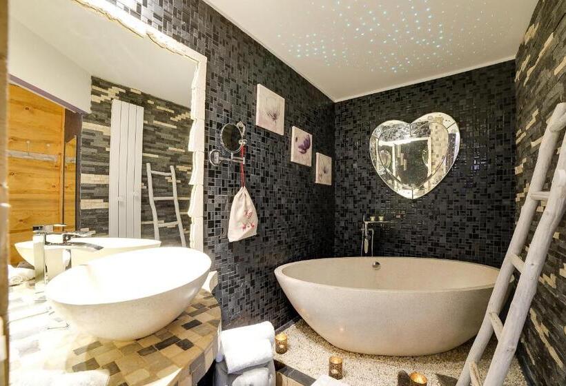 デラックスルーム, Domaine Du Haut Jardin Hôtel & Chalets Spa Privé