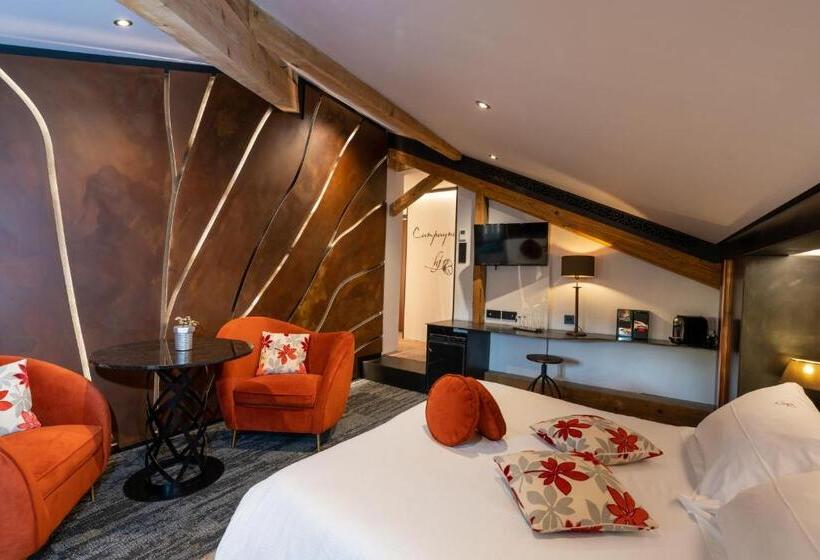 ハイドロマッサージバス付きスイート, Domaine Du Haut Jardin Hôtel & Chalets Spa Privé