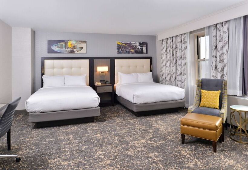 غرفه قياسيه سريرين مزدوجين, Doubletree By Hilton Utica