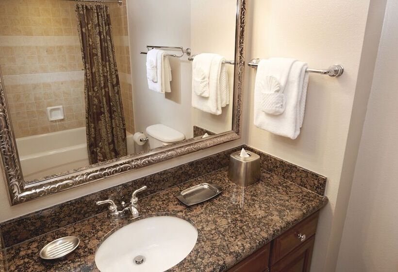 带双人床的标准工作室, Hilton Grand Vacations Club Tuscany Village Orlando