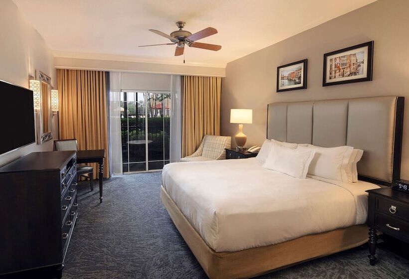带双人床的标准工作室, Hilton Grand Vacations Club Tuscany Village Orlando