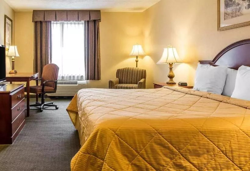 キングサイズベッドのスタンダードルーム, Quality Inn Hackettstown   Long Valley