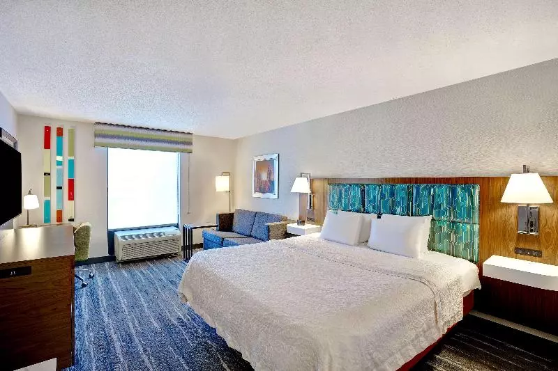 キングサイズベッドのスタンダードルーム, Hampton Inn Cortland