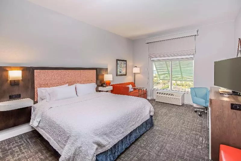 キングサイズベッドのスタンダードルーム, Hampton Inn Pensacola Beach