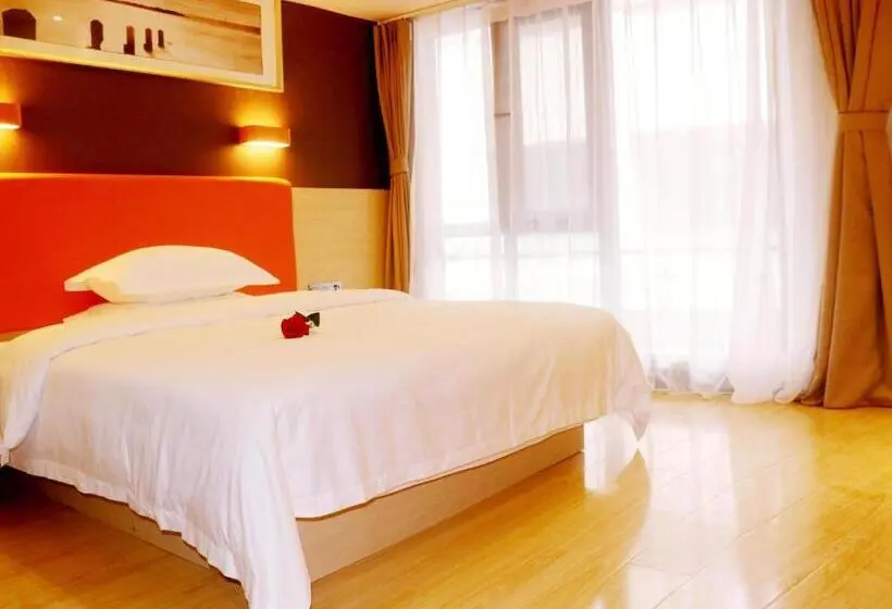 キングサイズベッドのスタンダードルーム, 7days Premium Jinan West Railway Station Branch