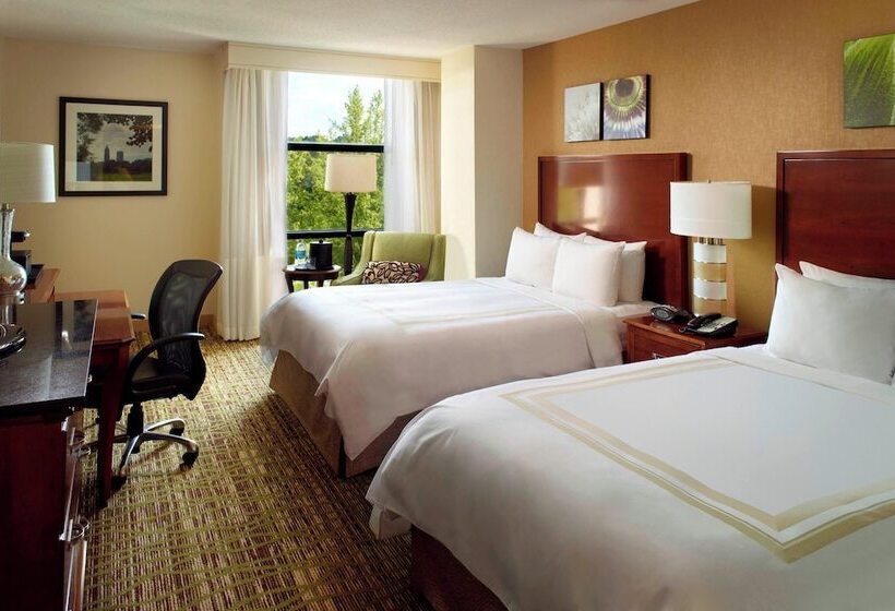 غرفه قياسيه سريرين مزدوجين, Atlanta Marriott Alpharetta