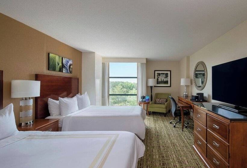 غرفه قياسيه سريرين مزدوجين, Atlanta Marriott Alpharetta