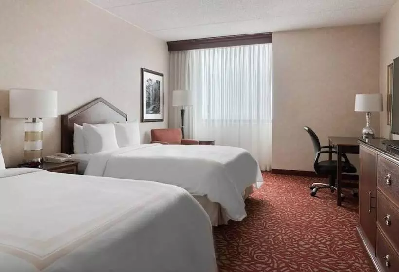 ２ダブルベッドのスタンダードルーム, Chicago Marriott Northwest