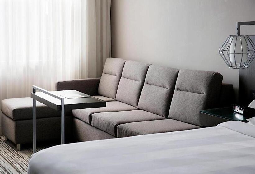 带大床的标准间, Marriott Dfw Airport South