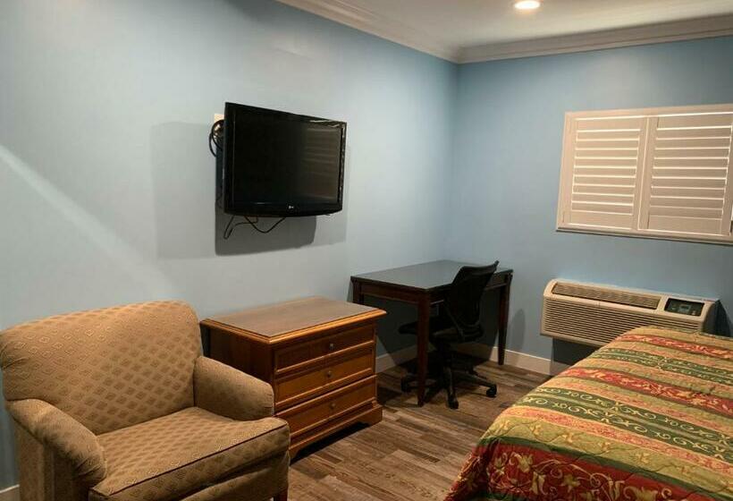 디럭스 룸 킹사이즈 침대, Redondo Beach Motel  Lax
