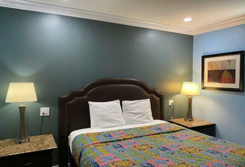 디럭스 룸 킹사이즈 침대, Redondo Beach Motel  Lax