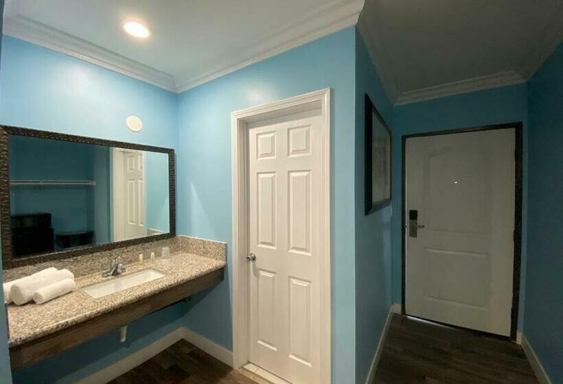디럭스 룸 킹사이즈 침대, Redondo Beach Motel  Lax